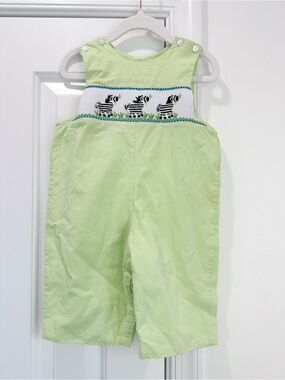 ANAVINI zebra John John 3m (fits like 9m) EUC